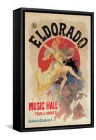 Eldorado Music Hall-Jules Ch?ret-Framed Stretched Canvas