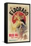 Eldorado Music Hall-Jules Chéret-Framed Stretched Canvas