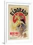 Eldorado Music Hall-Jules Chéret-Framed Art Print