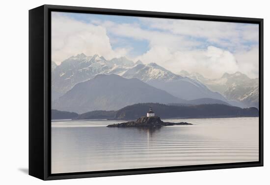 Eldred Rock Lighthouse, Alaska '09-Monte Nagler-Framed Stretched Canvas