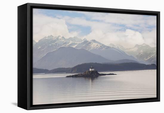 Eldred Rock Lighthouse, Alaska ‘09-Monte Nagler-Framed Stretched Canvas