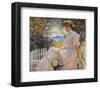 Eleanor 1907-Frank Weston Benson-Framed Art Print