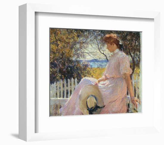 Eleanor 1907-Frank Weston Benson-Framed Art Print