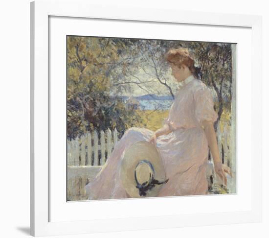 Eleanor 1907-Frank Weston Benson-Framed Art Print