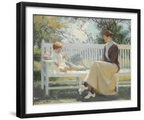 Eleanor and Benny, 1916-Frank Weston Benson-Framed Premium Giclee Print