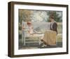 Eleanor and Benny, 1916-Frank Weston Benson-Framed Art Print