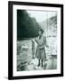 Eleanor Chittenden with Elwha River Trout-Asahel Curtis-Framed Photographic Print