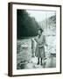 Eleanor Chittenden with Elwha River Trout-Asahel Curtis-Framed Photographic Print