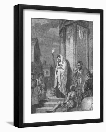 'Eleanor doing penance for witchcraft', 1441, (1789)-Anker Smith-Framed Giclee Print