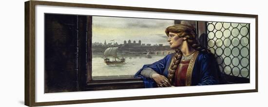 Eleanor Felt Abandoned by Her Husband When He Became King of England-Alberto Salinas-Framed Giclee Print