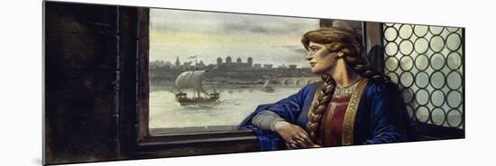 Eleanor Felt Abandoned by Her Husband When He Became King of England-Alberto Salinas-Mounted Giclee Print