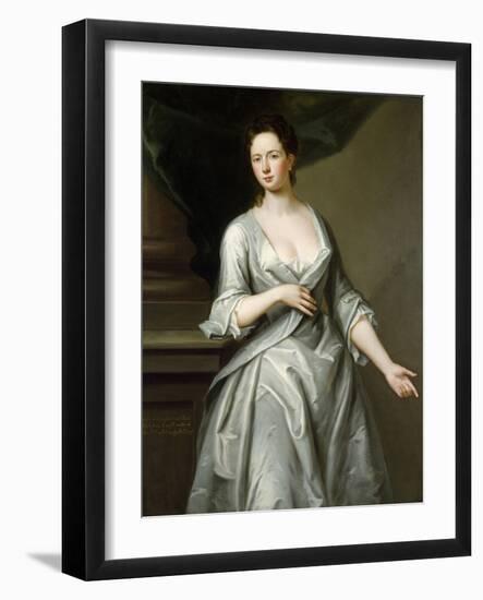 Eleanor Nightingale, 1727 (Oil on Canvas)-John Smibert-Framed Giclee Print