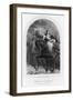 Eleanor of Aquitaine (Or of Guyenne) Rides East with Her Husband Louis VII-Follet-Framed Art Print