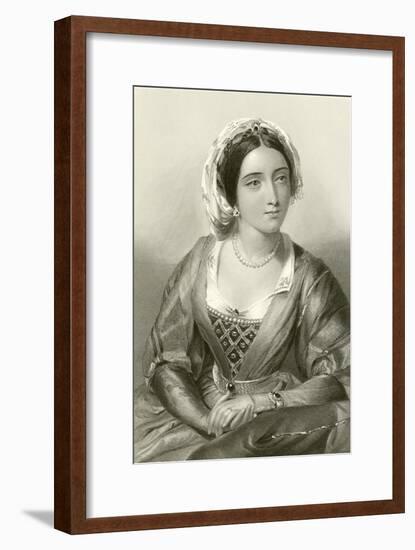 Eleanor of Castile, Queen of King Edward I-null-Framed Giclee Print