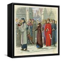 Eleanor of Gloucester-James Doyle-Framed Stretched Canvas