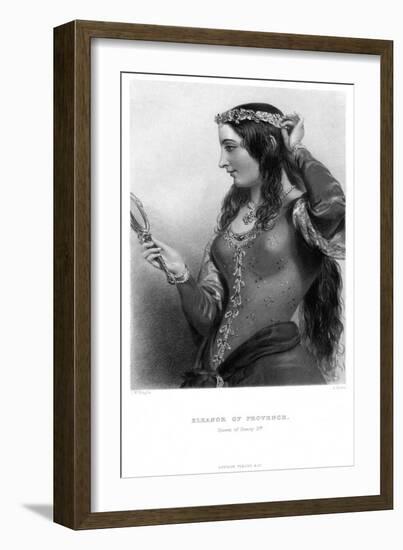 Eleanor of Provence (C1223-129), Queen Consort of King Henry III, 19th Century-B Eyles-Framed Giclee Print