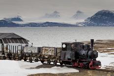 Old Coal Train with Snow-Eleanor-Photographic Print