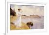 Eleanor on the Hilltop, 1912-Frank Weston Benson-Framed Giclee Print