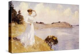 Eleanor on the Hilltop, 1912-Frank Weston Benson-Stretched Canvas