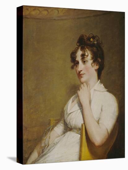 Eleanor Parke Custis Lewis (Mrs. Lawrence Lewis), 1804-Gilbert Stuart-Stretched Canvas