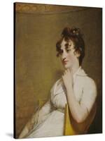 Eleanor Parke Custis Lewis (Mrs. Lawrence Lewis), 1804-Gilbert Stuart-Stretched Canvas