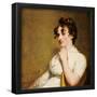 Eleanor Parke Custis Lewis (Mrs. Lawrence Lewis). Dated: 1804. Dimensions: overall: 73.7 x 61.6 ...-Gilbert Stuart-Framed Poster