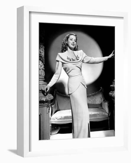 Eleanor Parker, Ca. 1945-null-Framed Photo