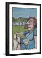 Eleanor Rigby Avec Chardonnay-Tim Nyberg-Framed Giclee Print