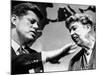 Eleanor Roosevelt and Sen John Kennedy in a Public Appearance at Brandeis University-null-Mounted Photo