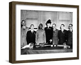 Eleanor Roosevelt Chaired the United Nations, Commission on Human Rights-null-Framed Photo