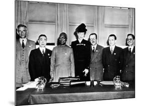 Eleanor Roosevelt Chaired the United Nations, Commission on Human Rights-null-Mounted Photo
