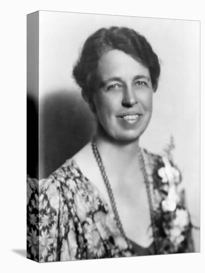 Eleanor Roosevelt in July 1933, in the Early Days of the Franklin Roosevelt Presidency-null-Stretched Canvas