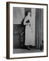Eleanor Roosevelt, on Inauguration Day 1933-null-Framed Photo