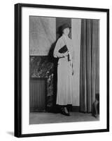 Eleanor Roosevelt, on Inauguration Day 1933-null-Framed Photo