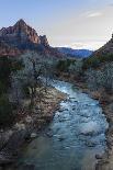 Pa'Rus Trail Winds Through Zion Canyon in Winter, Zion National Park, Utah, Usa-Eleanor Scriven-Photographic Print