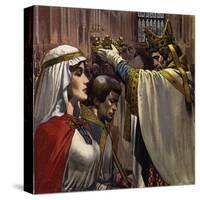 Eleanor Subsequently Married Henry of Anjou-Alberto Salinas-Stretched Canvas