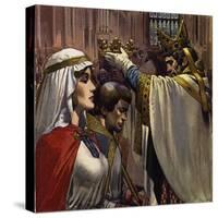 Eleanor Subsequently Married Henry of Anjou-Alberto Salinas-Stretched Canvas