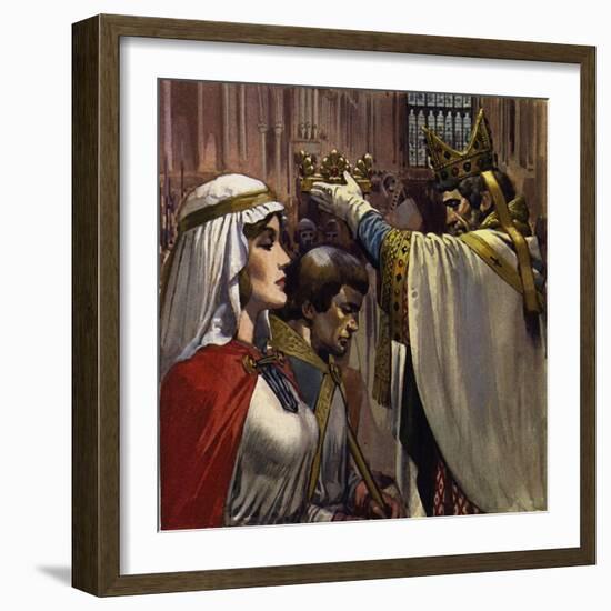 Eleanor Subsequently Married Henry of Anjou-Alberto Salinas-Framed Giclee Print