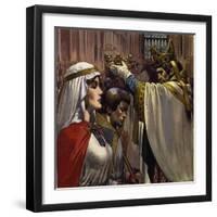 Eleanor Subsequently Married Henry of Anjou-Alberto Salinas-Framed Giclee Print