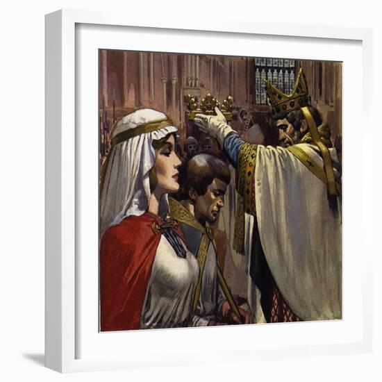 Eleanor Subsequently Married Henry of Anjou-Alberto Salinas-Framed Giclee Print