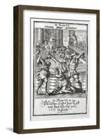 Eleazar Willingly Accepts the Death Penalty, Maccabees 1695-Christoph Weigel-Framed Giclee Print