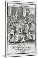 Eleazar Willingly Accepts the Death Penalty, Maccabees 1695-Christoph Weigel-Mounted Giclee Print