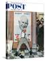 "Elect Casey" or "Defeated Candidate" Saturday Evening Post Cover, November 8,1958-Norman Rockwell-Stretched Canvas