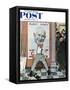 "Elect Casey" or "Defeated Candidate" Saturday Evening Post Cover, November 8,1958-Norman Rockwell-Framed Stretched Canvas