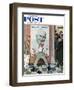 "Elect Casey" or "Defeated Candidate" Saturday Evening Post Cover, November 8,1958-Norman Rockwell-Framed Giclee Print