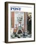 "Elect Casey" or "Defeated Candidate" Saturday Evening Post Cover, November 8,1958-Norman Rockwell-Framed Giclee Print