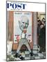 "Elect Casey" or "Defeated Candidate" Saturday Evening Post Cover, November 8,1958-Norman Rockwell-Mounted Giclee Print
