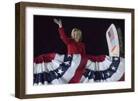 Election 2016 Clinton-Andrew Harnik-Framed Photographic Print