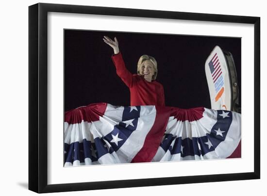 Election 2016 Clinton-Andrew Harnik-Framed Photographic Print