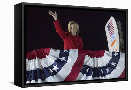 Election 2016 Clinton-Andrew Harnik-Framed Stretched Canvas